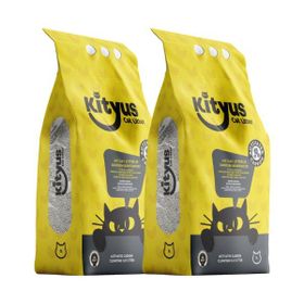 Kityus Aktif Karbonlu 2×5 lt Kedi Kumu