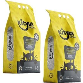 Kityus Aktif Karbonlu Sodyum Bentonit 2x10 lt Kedi Kumu
