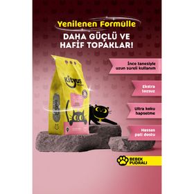 Kityus Bebek Pudralı Bentonit 5 lt Kedi Kumu