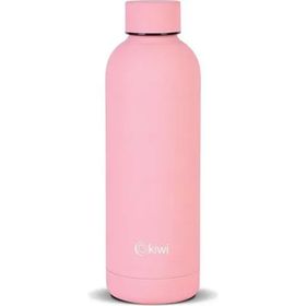 Kiwi Çift Katmanlı Paslanmaz Çelik 500 ml Pembe Termos