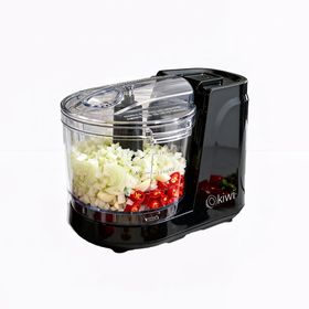 Kiwi KC-8217 Siyah 350 ml Paslanmaz Çelik Bıçaklı Mini Gıda Doğrayıcı