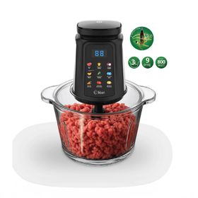 Kiwi KC-8250 800W Siyah Cam Kase Titanyum Bıçaklı Gıda Öğütücü Doğrayıcı
