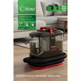Kiwi KCC-4317 Siyah Koltuk ve Halı Yıkama Makinesi
