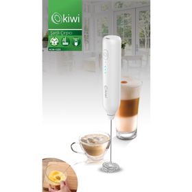 Kiwi KCW-1223 Beyaz Şarjlı Süt Köpürtücü