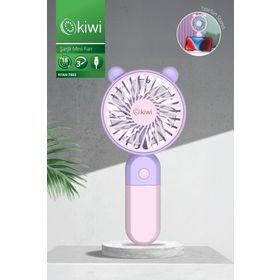 Kiwi KFAN-7603 Ultra Sessiz Telefon Tutacağı Standlı El Tipi Vantilatör
