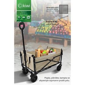 Kiwi KFW 390 Siyah Katlanır El Arabası