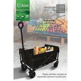 Kiwi KFW 390 Siyah Katlanır El Arabası
