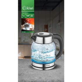 Kiwi KK-3333 Çelik Tabanlı Inox Cam Su Isıtıcı