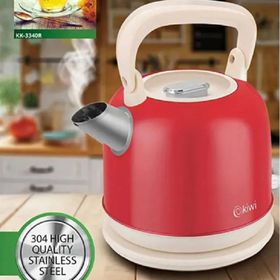 Kiwi KK-3340R 2.2 lt Kırmızı Paslanmaz Çelik Retro Su Isıtıcı