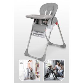 Kiwi Koala All In One Gri Katlanır Tekerlekli Mama Sandalyesi