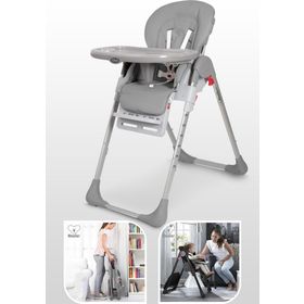 Kiwi Koala All In One Gri Katlanır Tekerlekli Mama Sandalyesi