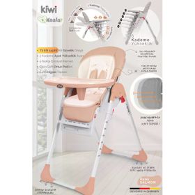 Kiwi Koala All In One Somon Katlanır Tekerlekli Mama Sandalyesi