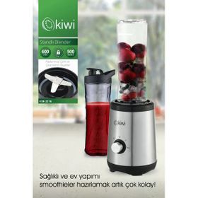 Kiwi KSB-2240 Standlı Paslanmaz Çelik Sporcu Blender