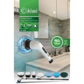Kiwi KSC-4229 Beyaz Şarjlı 7 Başlıklı Temizlik Makinesi
