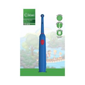 Kiwi KTB-6019 Döner Başlıklı Plak Giderici Pilli Mavi Diş Fırçası