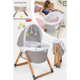 Kiwi KW-2001 Vizon Sleeper Anne Yanı Reflü Ayarlı Park Beşik