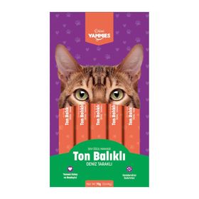 Kiwi Yammies Deniz Taraklı ve Ton Balıklı Sıvı 5'li Kedi Ödül Maması