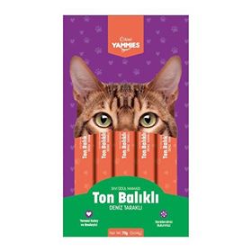 Kiwi Yammies Deniz Taraklı ve Ton Balıklı Sıvı 5'li Kedi Ödül Maması