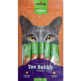 Kiwi Yammies Karidesli ve Ton Balıklı Sıvı 5'li Kedi Ödül Maması