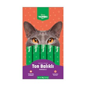 Kiwi Yammies Karidesli ve Ton Balıklı Sıvı 5'li Kedi Ödül Maması