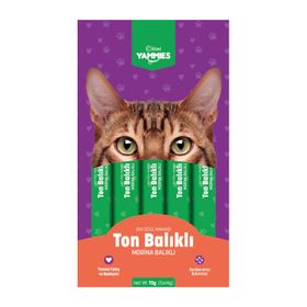 Kiwi Yammies Morina ve Ton Balıklı Sıvı 5'li Kedi Ödül Maması