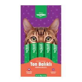Kiwi Yammies Morina ve Ton Balıklı Sıvı 5'li Kedi Ödül Maması