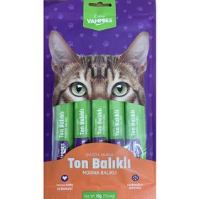 Kiwi Yammies Morina ve Ton Balıklı Sıvı 5'li Kedi Ödül Maması