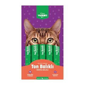 Kiwi Yammies Morina ve Ton Balıklı Sıvı 5'li Kedi Ödül Maması