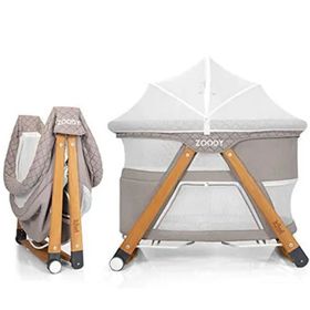 Kiwi Zoody 3 In 1 Vizon Bebek Beşiği Oyun Parkı ve Park Yatak