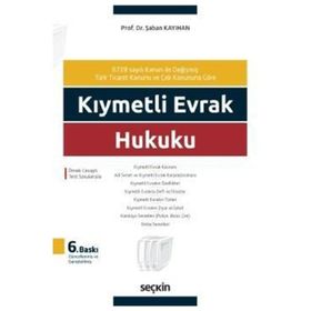 KIYMETLİ EVRAK HUKUKU (DERS KİTABI) - MERTOL CAN
