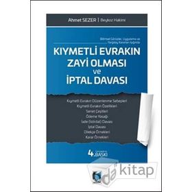KIYMETLI EVRAKIN ZAYI OLMASI İPTAL DAVASI - AHMET SEZER