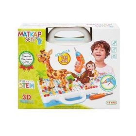 Kızılkaya Oyuncak 3D Eğitici Matkap Seti