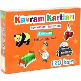 Kızılkaya Oyuncak KZL-145 120 Kart Kavram Kartları