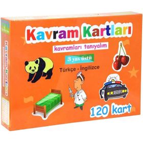 Kızılkaya Oyuncak KZL-145 120 Kart Kavram Kartları