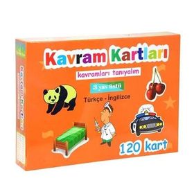 Kızılkaya Oyuncak KZL-145 120 Kart Kavram Kartları