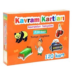 Kızılkaya Oyuncak KZL-145 120 Kart Kavram Kartları