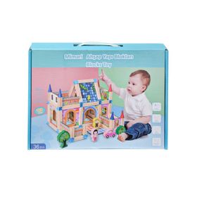 Kızılkaya Oyuncak KZL-2102102 128 Parça Ahşap Mimari Yapı Blokları