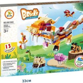 Kızılkaya Oyuncak KZL-SM198C Hayvanlar 232 Parça Lego