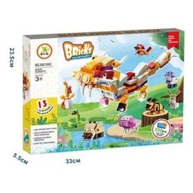 Kızılkaya Oyuncak KZL-SM198C Hayvanlar 232 Parça Lego