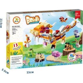 Kızılkaya Oyuncak KZL-SM198C Hayvanlar 232 Parça Lego