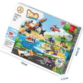 Kızılkaya Oyuncak KZL-SM207C İş Makineleri 315 Parça Lego