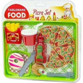 Kızılkaya Oyuncak Tableware Food Pizza Set