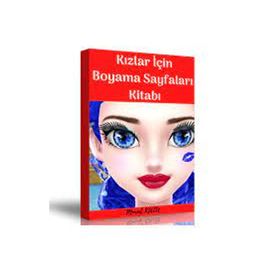 Kızlar İçin Boyama Sayfaları Kitabı Enine Boyuna Eğitim