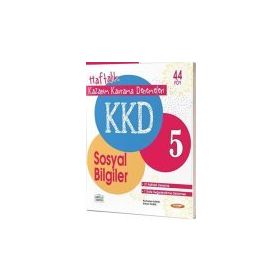 KKD 5. Sınıf Sosyal Bilgiler Haftalık Kazanım Kavrama Denemeleri Kurmay yayınları