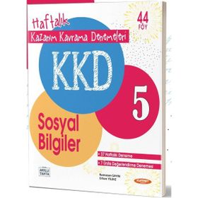KKD 5. Sınıf Sosyal Bilgiler Haftalık Kazanım Kavrama Denemeleri Kurmay yayınları