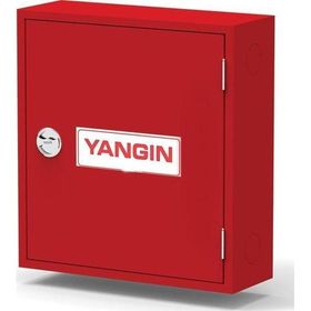 KKD AVM Tse'li Sıva Üstü Alperen Standart 1 Tek Kapaklı Saç Kapak 25 mt Hortumlu 0.90 mm Yangın Dolabı