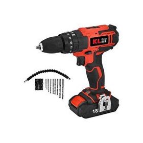 KL Eco Çift Akülü 18 V 2 Ah Şarjlı Darbeli Matkap