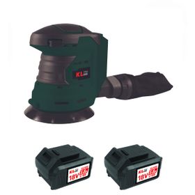 Kl Pro KLEZ18-50 18 V 5.0 Ah 125 mm Çift Akülü Şarjlı Eksantrik Zımpara