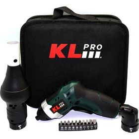 KL PRO KLNM3413 3.6 Volt - 1.3Ah Li-ion Şarjlı Tornavida ve Köşe Adaptörü ve Barbekü