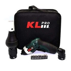 KL PRO KLNM3413 3.6 Volt - 1.3Ah Li-ion Şarjlı Tornavida ve Köşe Adaptörü ve Barbekü